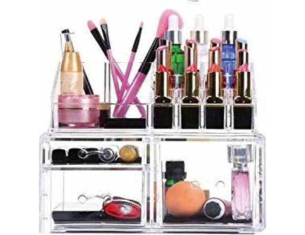 Organizzatore portatrucco cosmetici box trucchi make up donna 18291 accessori