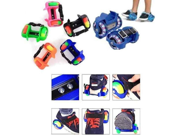 Pattini a Rotelle con Led Luminosi Regolabili Estensibili Rollerblade 2 Ruote