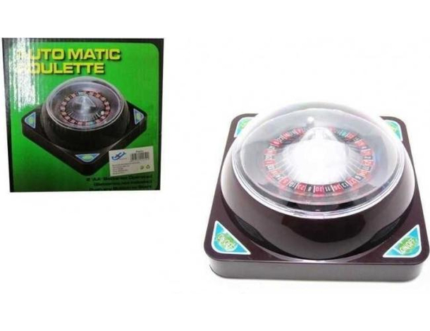 Mini Roulette Gioco Automatico 4 Tasti Numeri Plastica Casino a Batterie Numeri