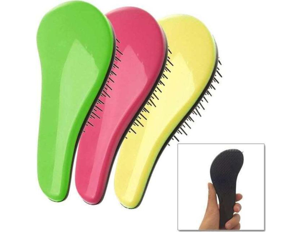 Spazzola per Capelli Pettine Salone Acconciature Districante Sciogli Nodi...