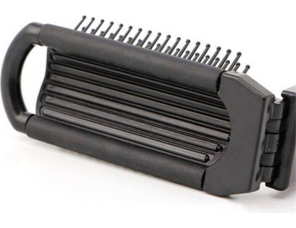 Spazzola da Viaggio Pieghevole Tascabile con Specchio Bambini Donna Uomo...