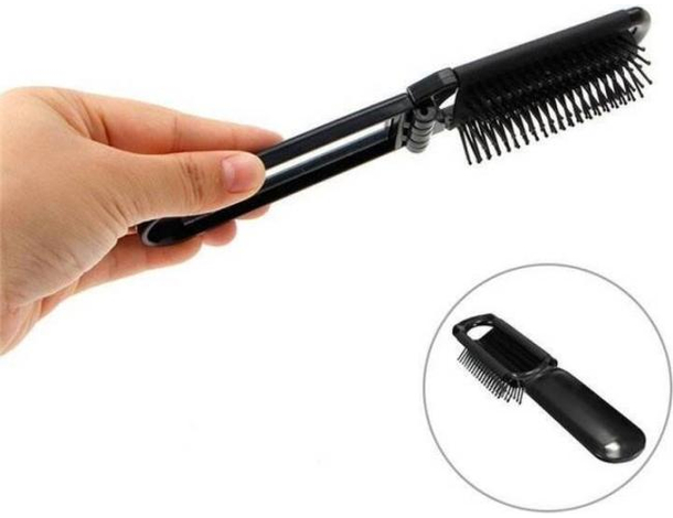 Spazzola da Viaggio Pieghevole Tascabile con Specchio Bambini Donna Uomo...