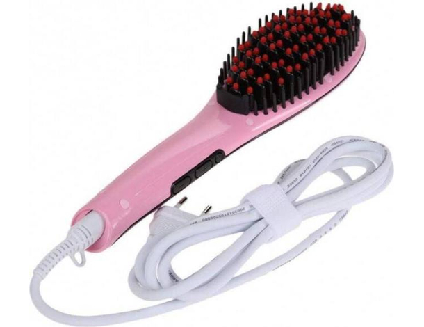 Spazzola Termica Piastra Ionizzante Snoda e Liscia i Capelli Riscaldata Donna...