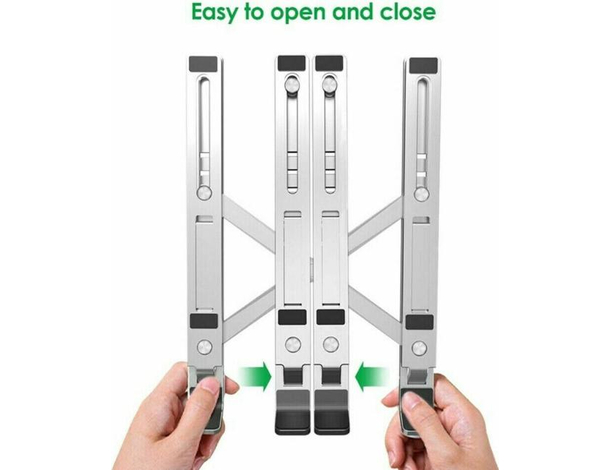 Supporto PC Portatile Notebook Regolabile Metallo Leggero e Sicuro LS-23 10