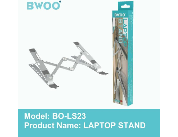 Supporto PC Portatile Notebook Regolabile Metallo Leggero e Sicuro LS-23 11