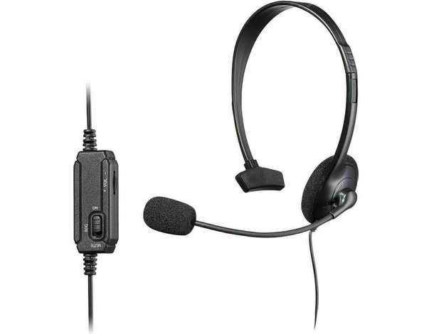 Cuffia Telefonica Monoauricolare con Microfono PS4 Xbox Ufficio Smart Working