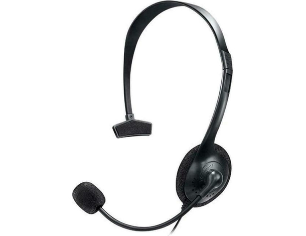 Cuffia Telefonica Monoauricolare con Microfono PS4 Xbox Ufficio Smart Working...