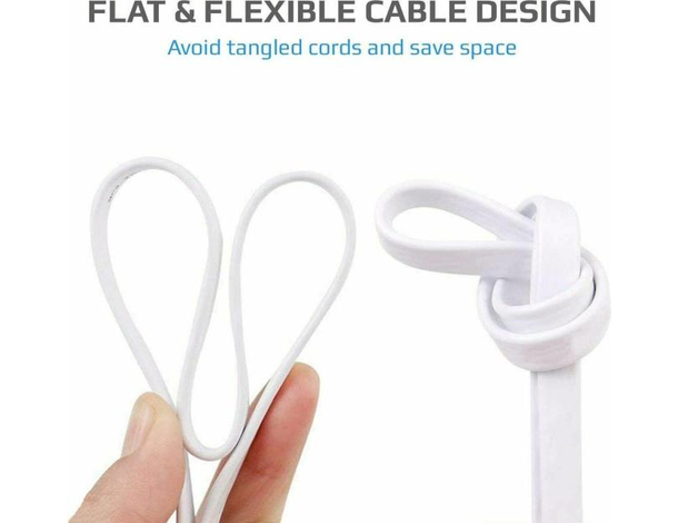 Cavo Telefonico 3 Metri Collegamento Modulare DSL Modem Plug RJ11 Telefono...