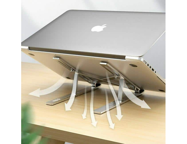 Supporto PC Portatile Notebook Regolabile Metallo Leggero e Sicuro LS-23 8