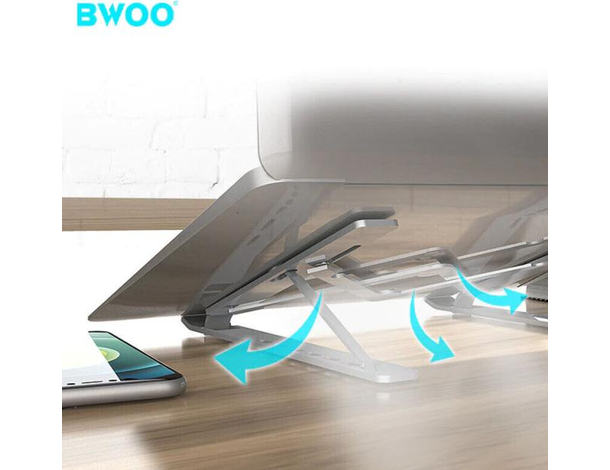 Supporto PC Portatile Notebook Regolabile Metallo Leggero e Sicuro LS-23 9