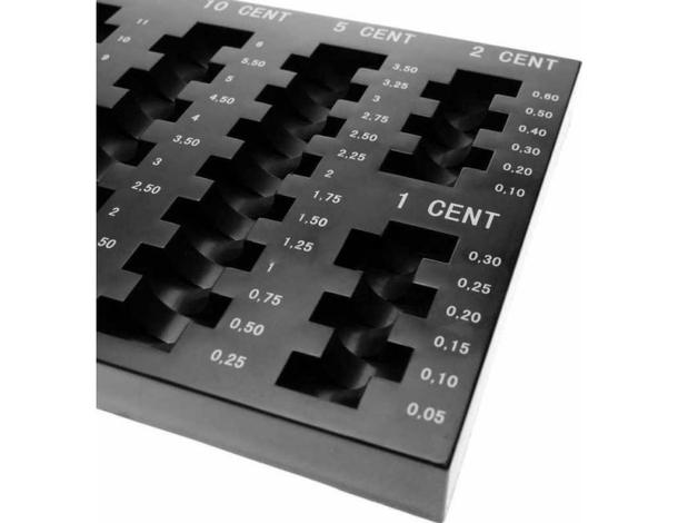 Contamonete portamonete contatore soldi monete euro ufficio negozio centesimi...