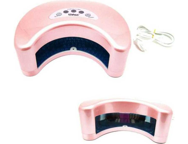 Lampada Led UV Fornetto Ricostruzione Unghie 12w Nail Art con Timer Manicure