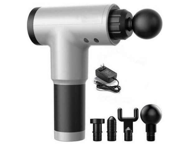 Massaggiatore Portatile Fascial Gun Pistola Massaggia Muscoli Addominali Polsi