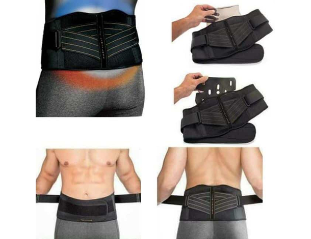 Fascia Tutore Lombare per Schiena Reni con Gel Effetto Caldo Freddo Dolori