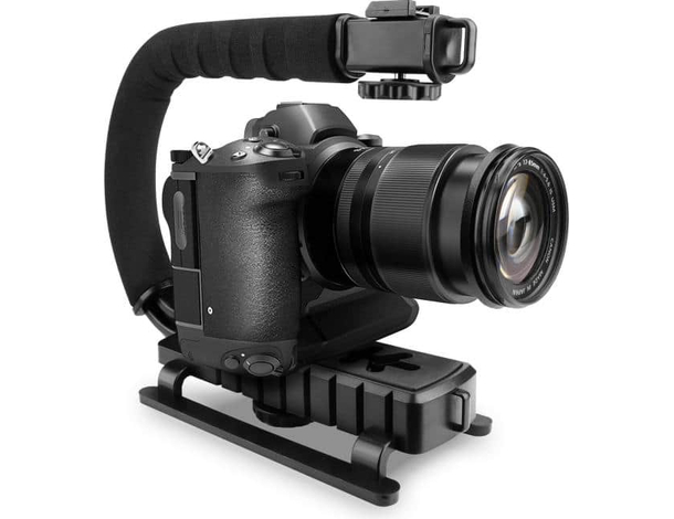 Stabilizzatore Staffa Per Fotocamera e Videocamera Supporto Portatile Maniglia
