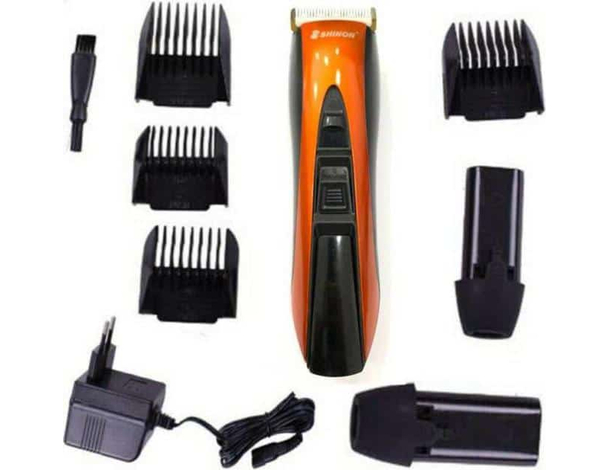 Taglia Capelli Rasoio Elettrico Ricaricabile Barba Peli Regolabile 2 Batterie