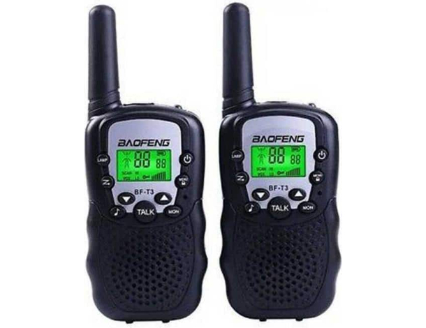 Walkie Talkie Ricetrasmittente Mini a Lungo Raggio 3KM Funzione VOX Radio T3
