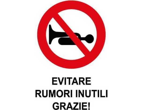12x Cartello "Evitare Rumori Inutili" 20x30cm Plastificato PVC Segnaletica
