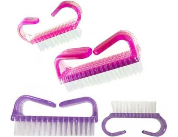 4x Spazzola Pulizia Unghie Spazzolino Manicure Pedicure Grande Piccola Estetica