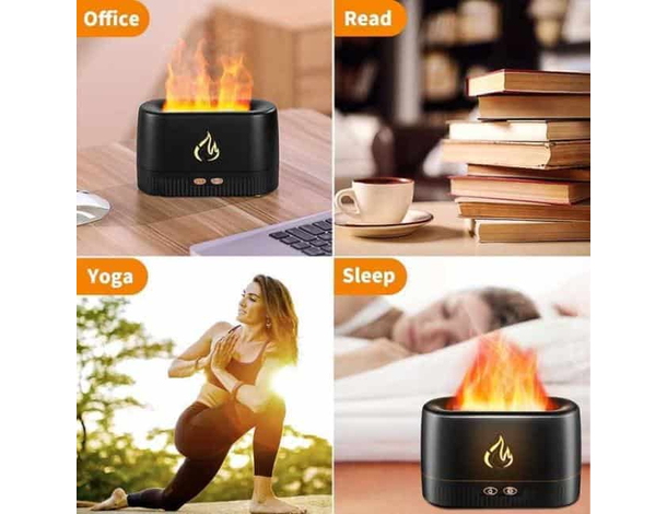 Diffusore di Aromi Umidificatore Aromaterapia 230 ml Oli Essenziali con...