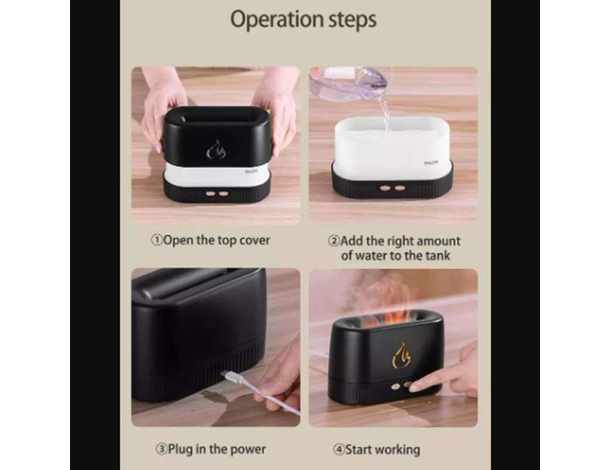 Diffusore di Aromi Umidificatore Aromaterapia 230 ml Oli Essenziali con...