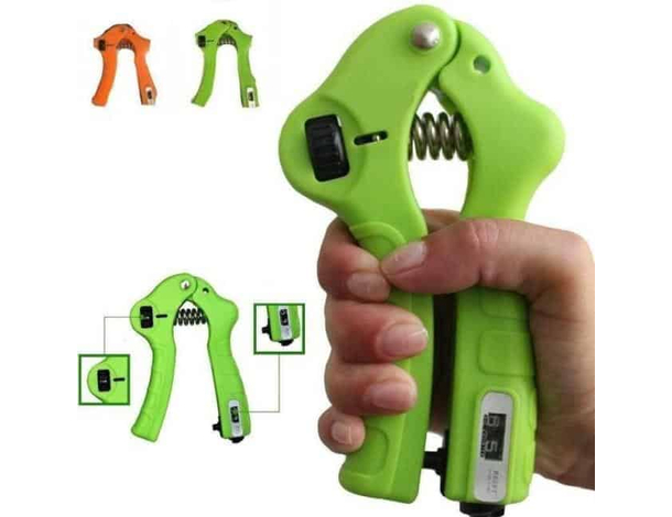 Hand Grip a Molla con Forza Regolabile Esercizi per Potenziamento Muscoli Mano