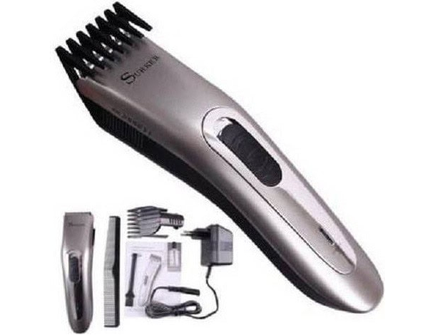 Taglia Capelli Regola Barba Lame in Acciaio con Adattatore Pettine e Accessori