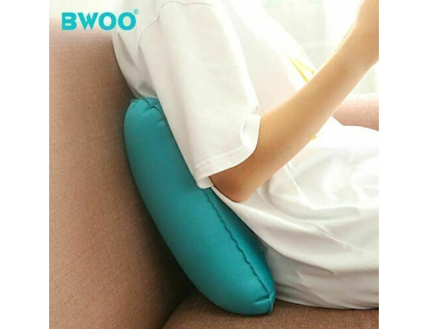 Cuscino Lombare per Schiena Viaggio Gonfiabile con Custodia Auto Treno Aereo...