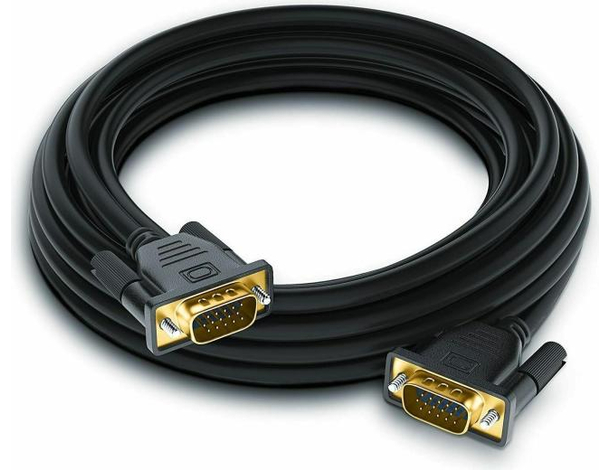 Cavo Connettore VGA 1.5 Metri Maschio Maschio Prolunga Monitor Computer PC HDTV