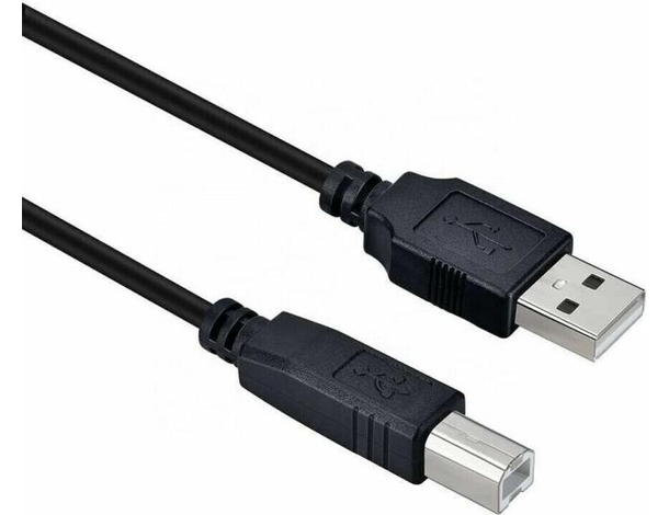 Cavo Stampante 3 Metri Collegamento Prolunga USB 2.0 da A-Maschio a B-Maschio