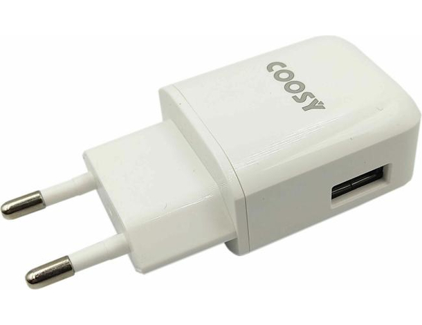 Caricabatterie da Muro Caricatore USB Spina Universale Smart Charger 1.5A Coosy