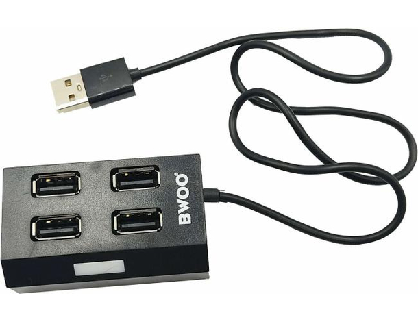 Hub 4 Porte USB 2.0 BO-OT21 Trasferimento Dati PC Laptop Mini Alta Velocità