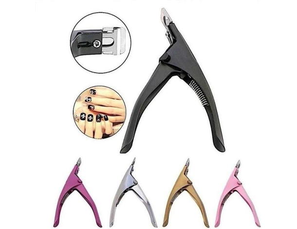 2x Taglia Unghie Finte Professionale Manicure Ricostruzione Smalto Gel Estetica