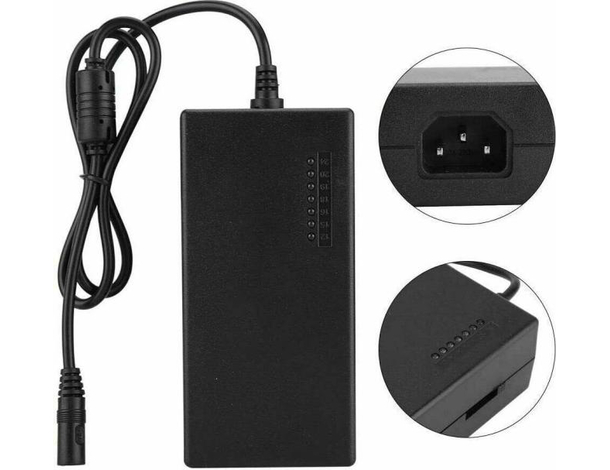 Alimentatore Universale 8 Adattatori 120w PC Notebook Voltaggio da 12 V a 24V...