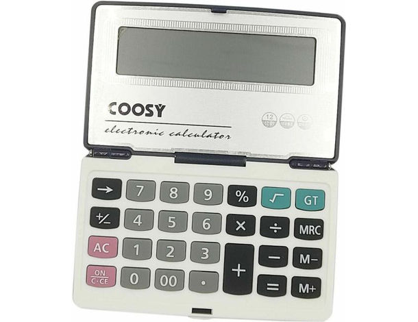 Mini Calcolatrice Elettronica Digitale 12 Cifre Tascabile Studio Scuola...