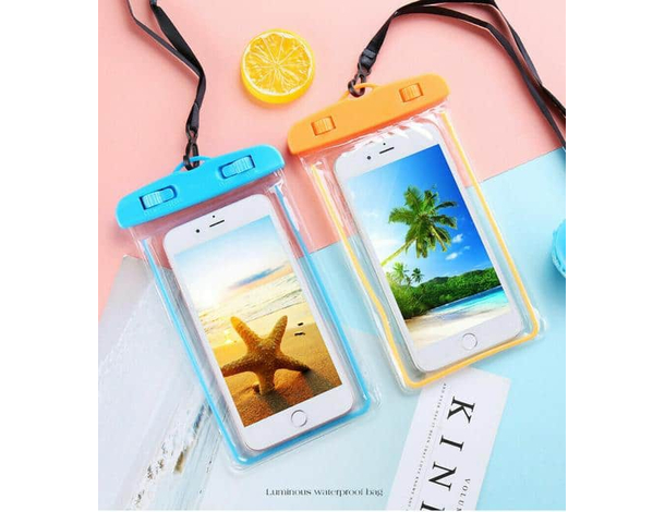 3x Custodia Impermeabile Smartphone Universale Waterproof Subacquea Colori...