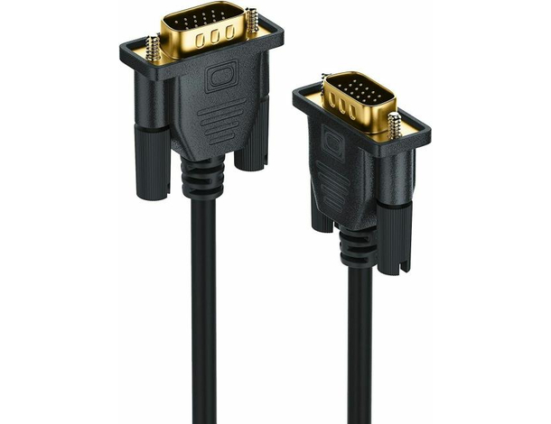 Cavo Connettore VGA 1.5 Metri Maschio Maschio Prolunga Monitor Computer PC...
