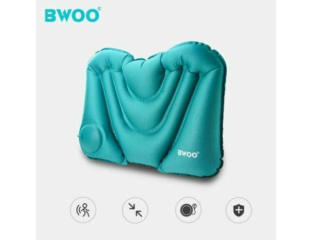 Cuscino Lombare per Schiena Viaggio Gonfiabile con Custodia Auto Treno Aereo...