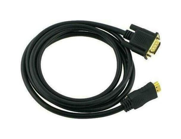 Cavo HDMI a VGA 3 Metri Placcato Oro Connessione...