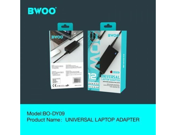 Alimentatore Universale per PC 90 watt Auto Settante 12 Adattatori PC...