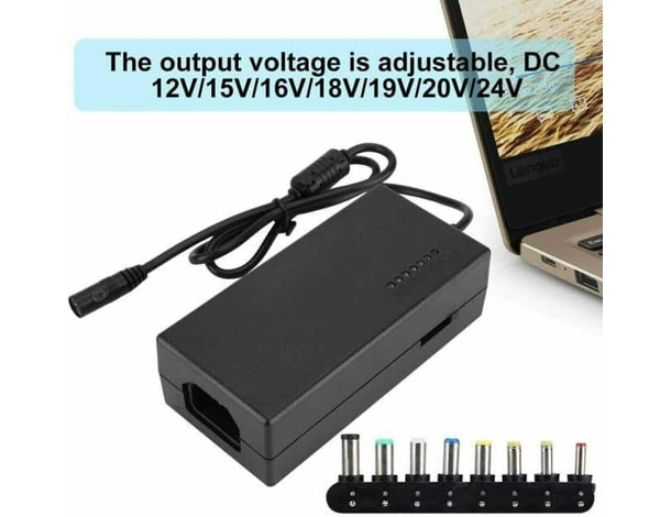 Alimentatore Universale 8 Adattatori 120w PC Notebook Voltaggio da 12 V a 24V...