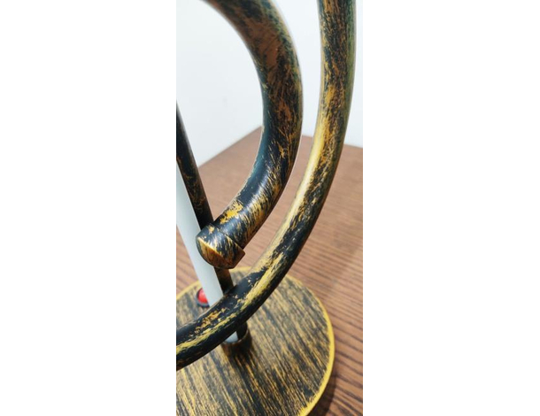 Lampada Chiave di Violino Luce Calda Led Nota Musicale Metallo Ricaricabile...