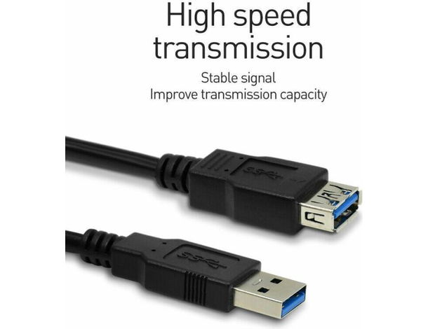 Cavo Usb 2.0 Maschio Femmina 3 Metri Prolunga Estensione Collegamento...