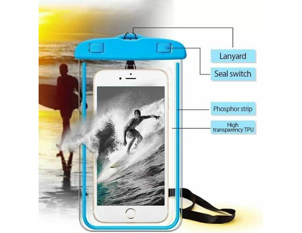 3x Custodia Impermeabile Smartphone Universale Waterproof Subacquea Colori...