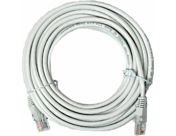 Cavo Ethernet Cat.5E Cavo di Rete LAN Internet RJ45 Alta Velocità 5 Metri 5