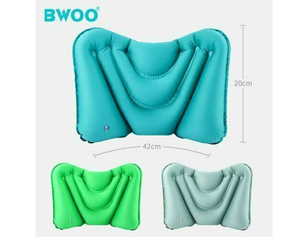 Cuscino Lombare per Schiena Viaggio Gonfiabile con Custodia Auto Treno Aereo...