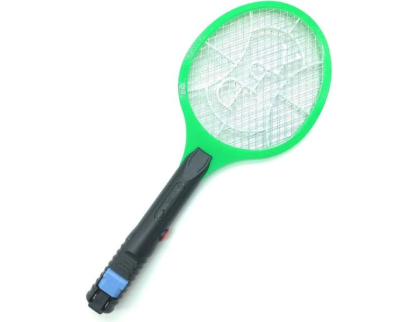 Racchetta Ricaricabile Elettrica Fulmina Zanzare Mosche Anti Insetti...