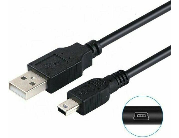 Cavo USB 3 Metri Mini USB 2.0 Collegamento Hard Disk Telecamere Multiuso 6