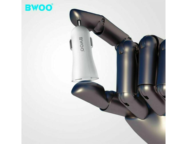 Doppio Caricatore Cellulare da Auto Presa Accendisigari USB 2.4A 12/24V CC54...