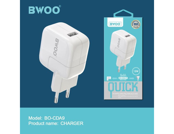 Caricabatteria da Parete Presa USB Caricatore da Muro 12W Fast Charge 2.4A 6